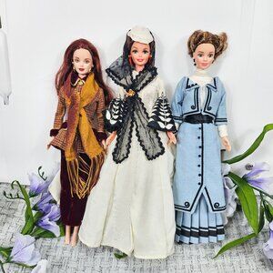 Vintage Barbie Bundle Scarlet O'Hara Autumn in Paris Great Fashions 20th Century